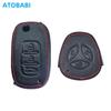 Leather Car Key Cover Bag For Lada Granta Priora Kalina X-ray Vesta For Renault Remote Control Fobs Protector Case Auto Accessories