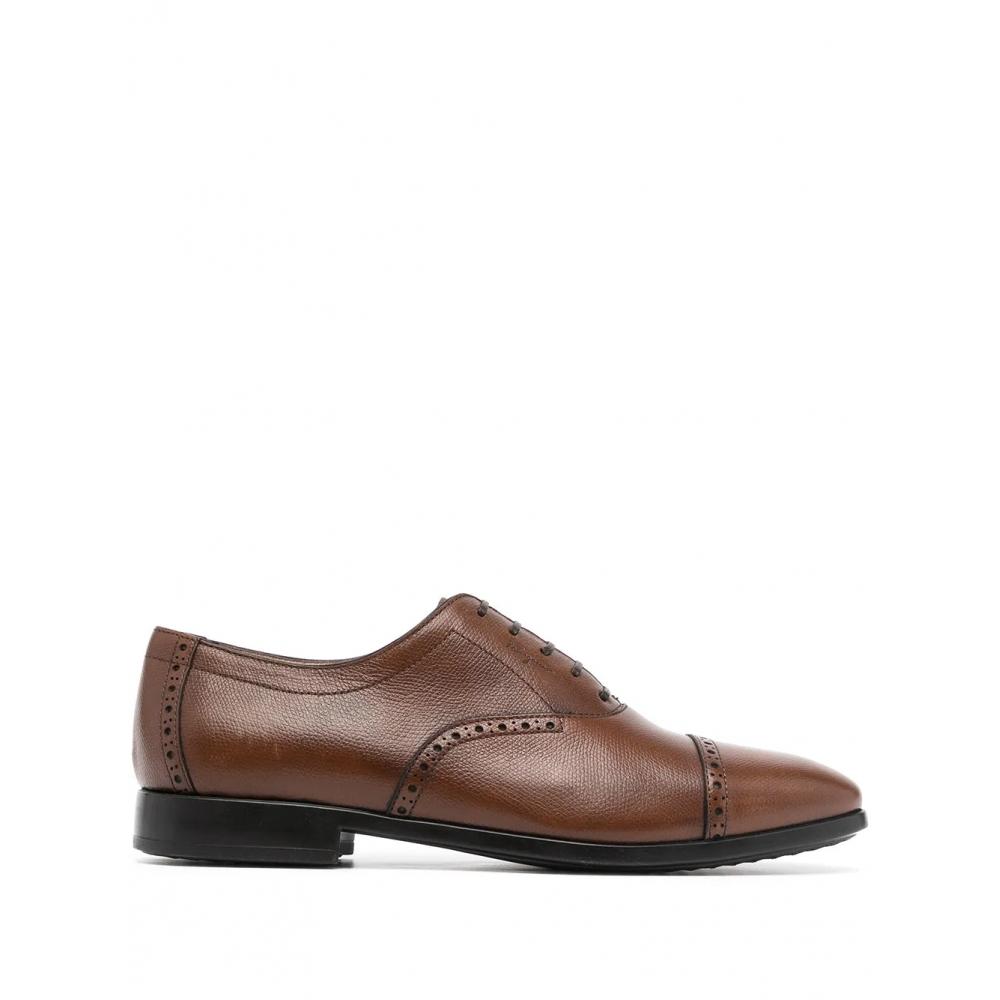 Salvatore Ferragamo Ferragamo Lace Up Oxford Shoes Brown