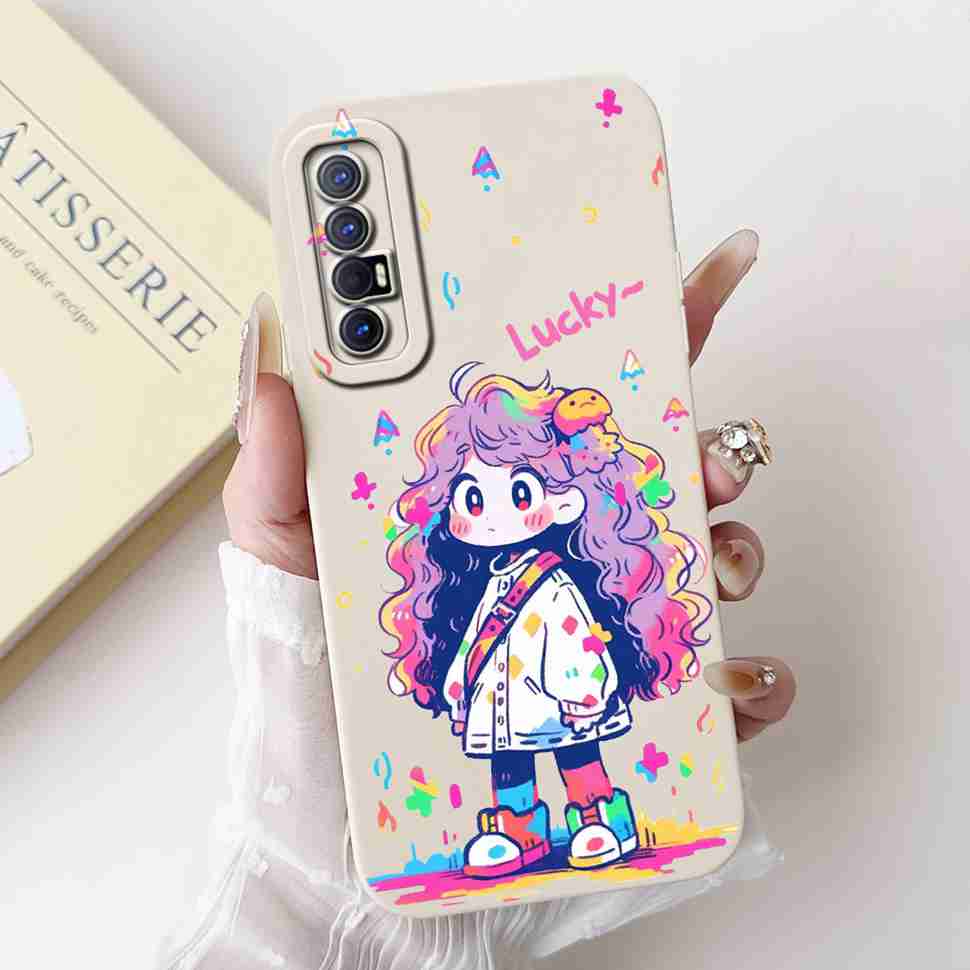 New Design Case For Oppo Reno3 Pro 5G CPH2009 Protective Silicone Soft TPU For Oppo Reno 3 Reno3 Pro 5G Phone Cover Shell Case