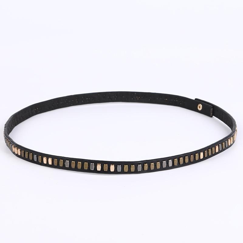 Retro European & American Straw Hat with Leather Buckle and Creative Hatband Decoration