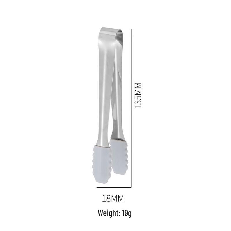 

ZISIZ Stainless Steel Ice Tongs