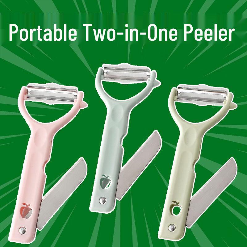 Huabeisen Multifunctional 2-in-1 Peeler and Fruit Knife