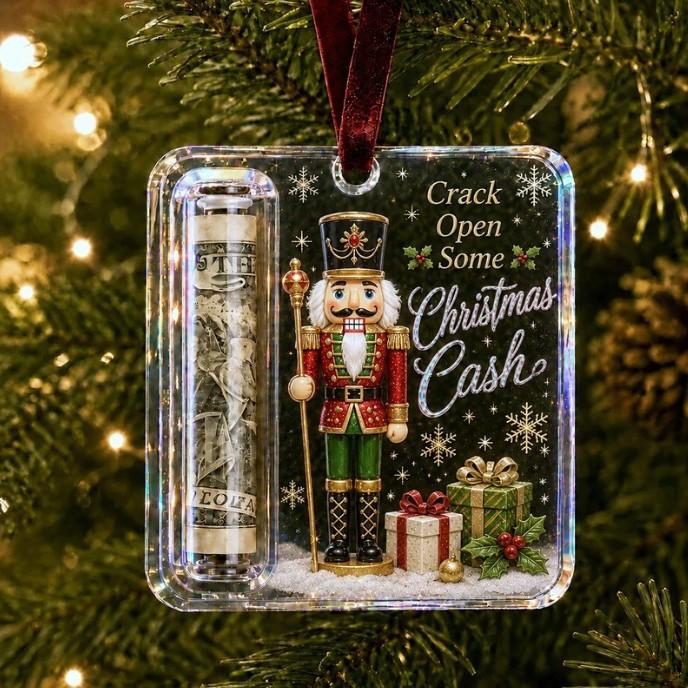 Acrylic Christmas Hanging Ornaments Printed Santa Snowman Reindeer Pendants for Tree Decoration