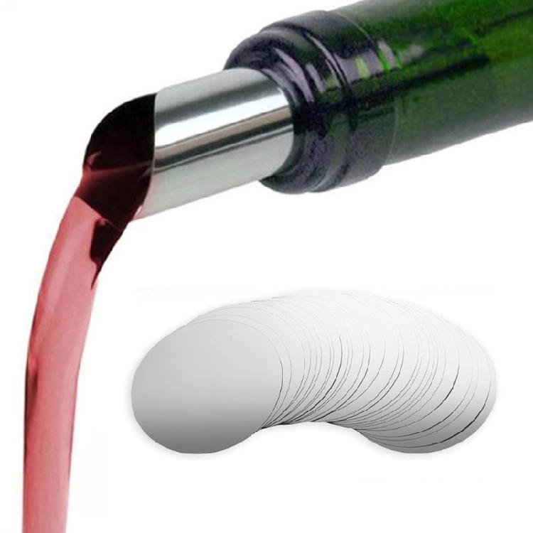 50Pcs Professional Heat Resistant Angled Wine Pourer Tool Practical Spill Proof Design Wine Pouring Aid