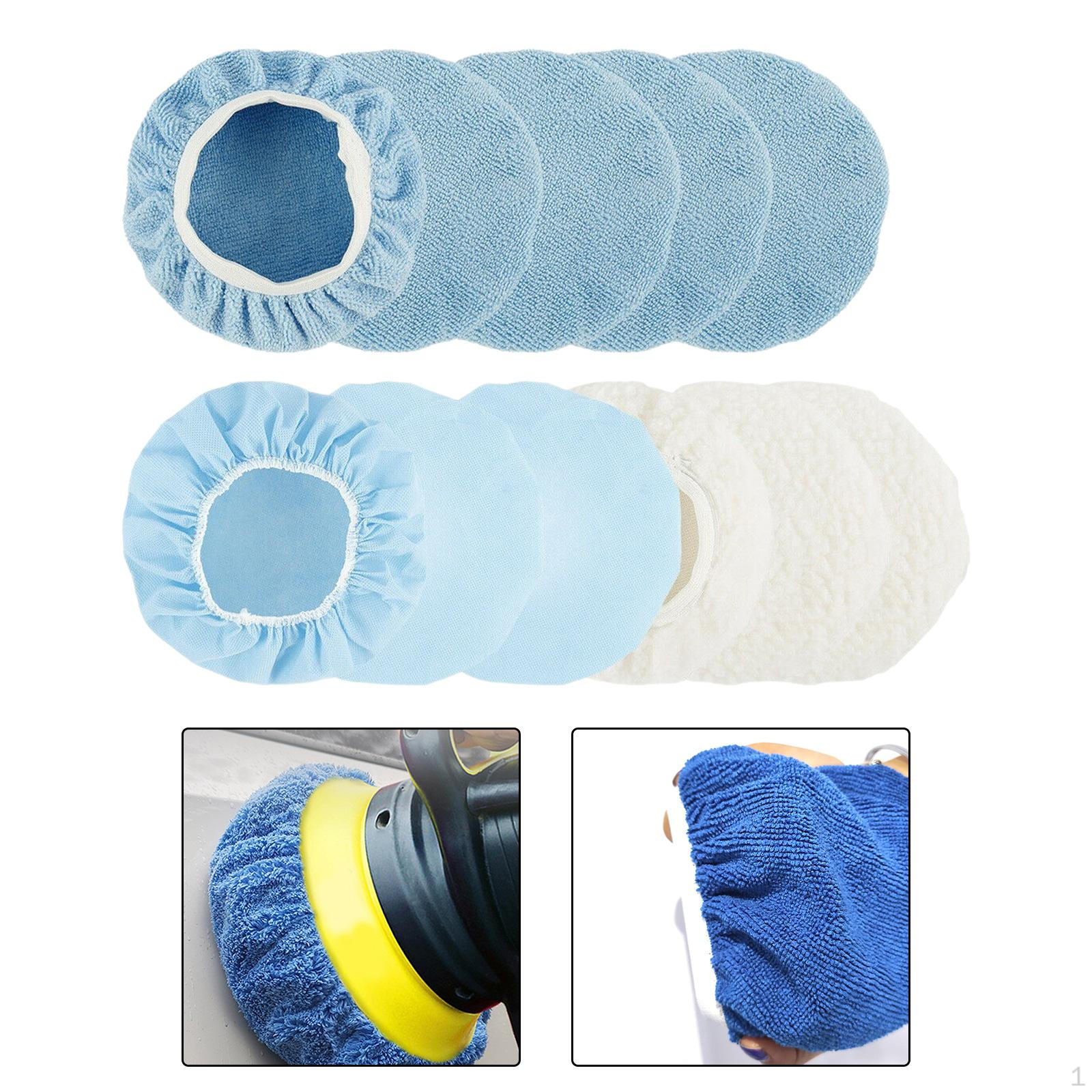 

20 шт. Автомобильный орбитальный полировальный круг, губка для полировки, микрофибровые аппликаторы для воска