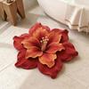 Floral Plush Rug Mat 3D Flower Optical Illusion Floor Mat Non-Slip Water-Absorbent Bath Mat for Bathroom Bedroom Living Room