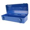 Blue Toolbox Metal Structure High Load Bearing Portable Tool Storage Organizer for Workshop Garage Car Job Site 410