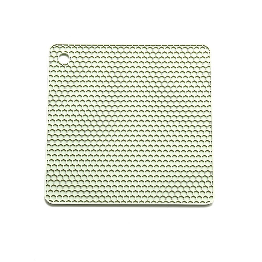 Silicone Honeycomb Heat-Resistant Non-Slip Pot Mat - Easy Clean & Anti-Scalding Placemat.
