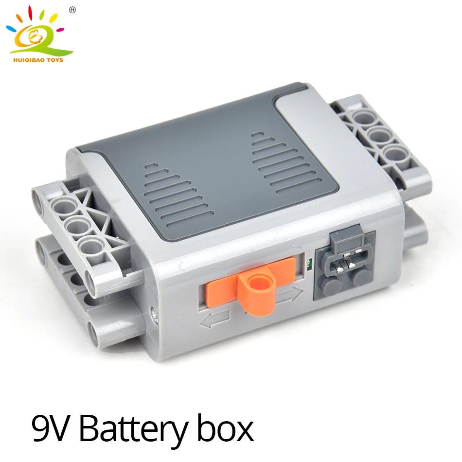 MOC Technical Power Function Train M L XL Motor IR Building Blocks High Tech Parts Bricks DIY Car Truck Construction