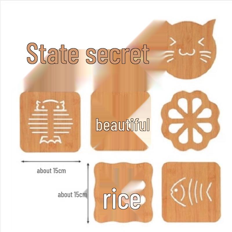 

Роскошная нескользящая термостойкая подставка под приборы «Лотос» - Креативная декоративная настольная салфетка и защита от ожогов для чашки Non-slip, Anti-scalding