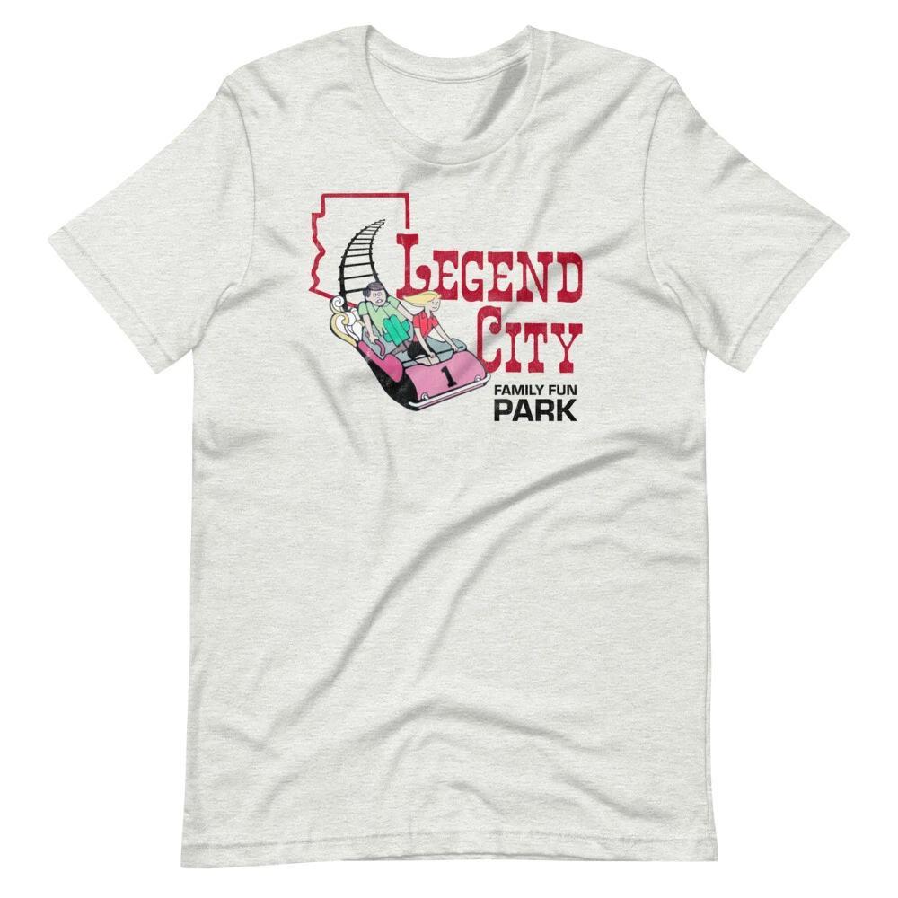 

LEGEND CITY Amusement Fun Park Arizona Graphic Tee Short-Sleeve Unisex 100% Cotton T-shirt Mens Tees Top 2XL