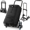 JZOOOZ Hand Carry Stair Trolley Folding Hand Truck with Adjustable and Compact Design for Carrying Luggage In Emergency and Outdoor Carry Cart Truck,