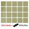 Wholesale 16X16 Pixel Art Building Blocks Bottom Plate 65803 Bricks Baseplate Part Compatible 31212 21333 98138 Pixel Toys Gifts