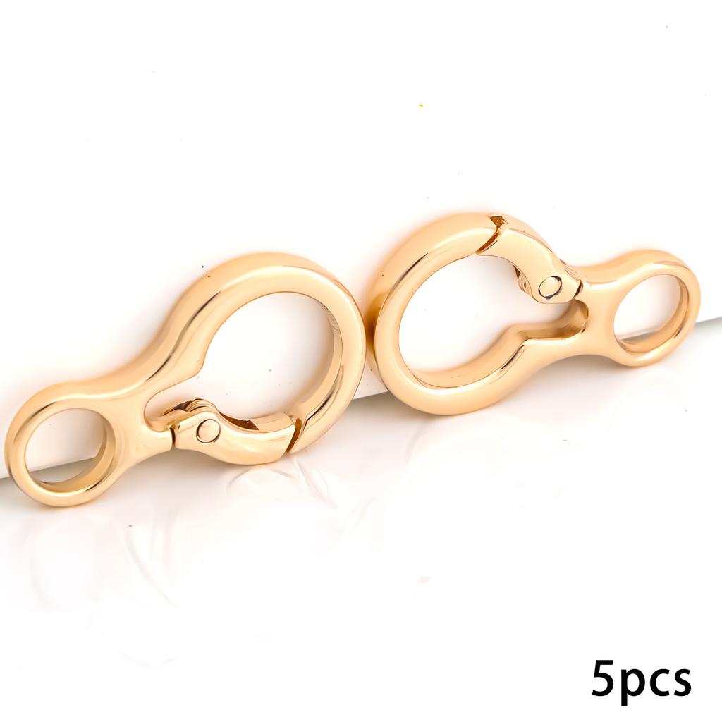 5pcs Metal Round Keychains Keyring Key Chain Ring Clip Holder Organizer for Home Car Keys Key Finder Women Men