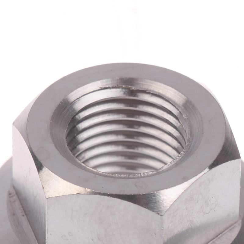 1 Pcs Motorcycles Titanium Hex Flange Hexagon Nuts M5 M6 M8 M9 M10 M12 For Motorcycles And Motorbikes