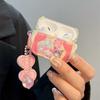 Ins Girl Heart Anime Cartoon Party Suitable AirPods Pro 3 Generation 2 Apple Protective Case Earphone Soft 4