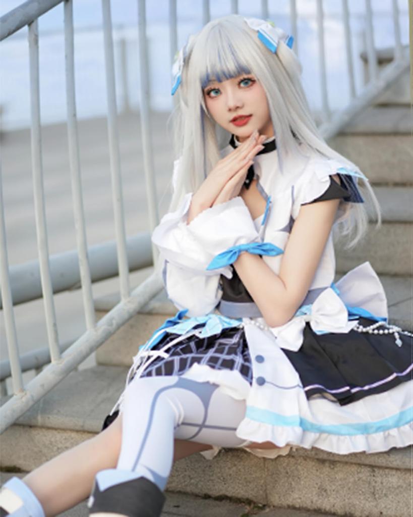 [Milky Time] Hololive Gawl Gura Shark Cosplay Halloween Idol 4th Anniversary