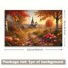 2D Peaceful Thanksgiving Countryside Nature Backdrop Cloth