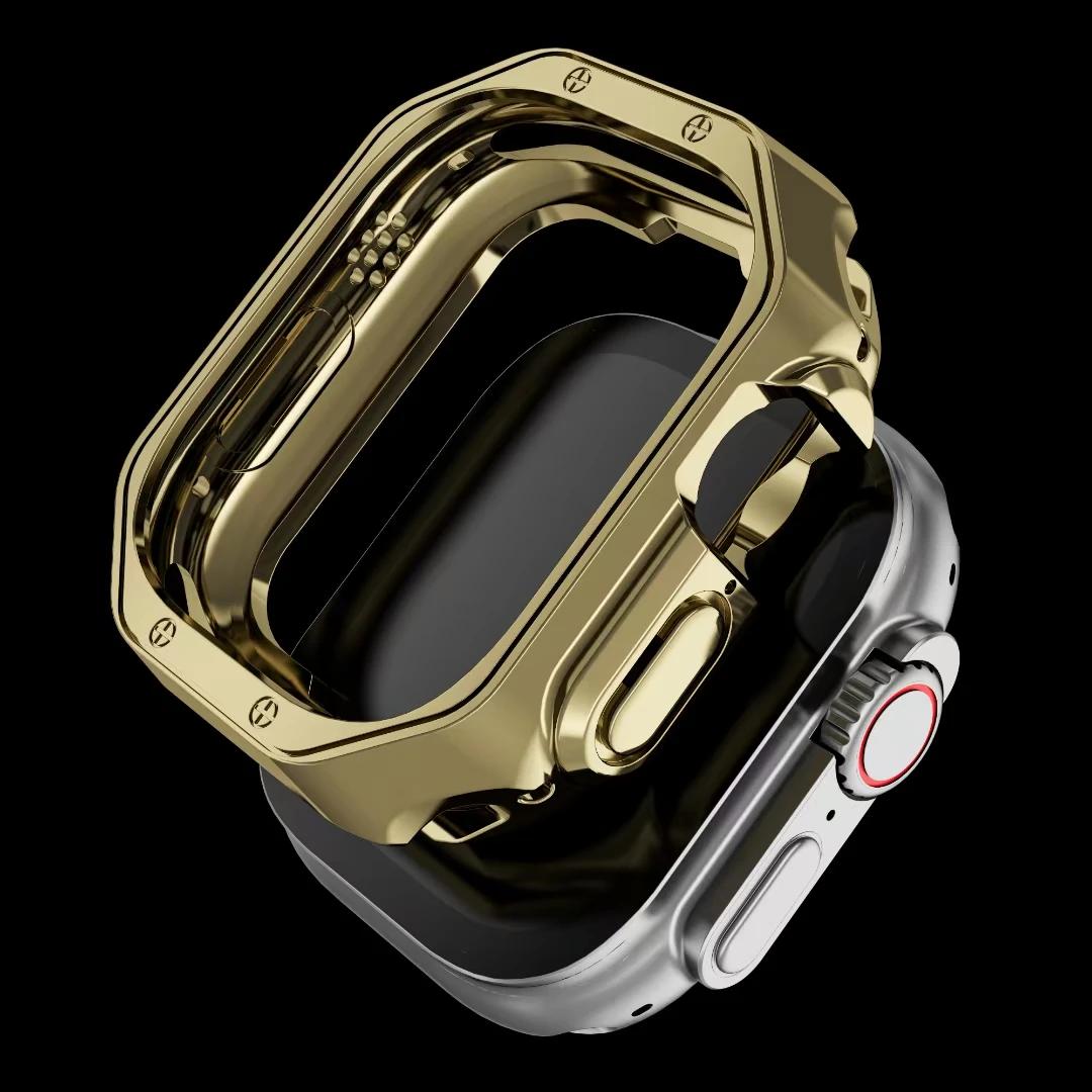 Metal TPU Bumper Case For Apple Watch Ultra 3 49mm 11 10 46mm 42mm Protector Cover for iWatch 9 8 7 6 SE 41mm 45mm 38mm 40 44mm Series 11 10 42mm