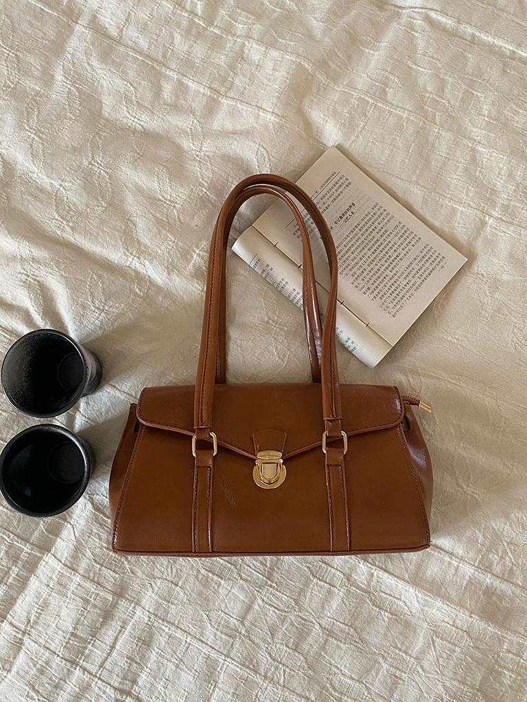 Koreanische Retro-Umhängetasche für Damen im leichten Luxus-Stil – Herbst-/Winterkollektion 2025