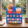 Counting Board with Felt Fingers Hands-on Educational Toy Portable for Preschool