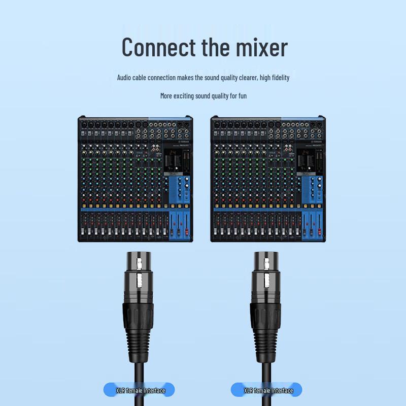 Καλώδιο Επέκτασης Ήχου Yeren XLR Θηλυκό σε Θηλυκό