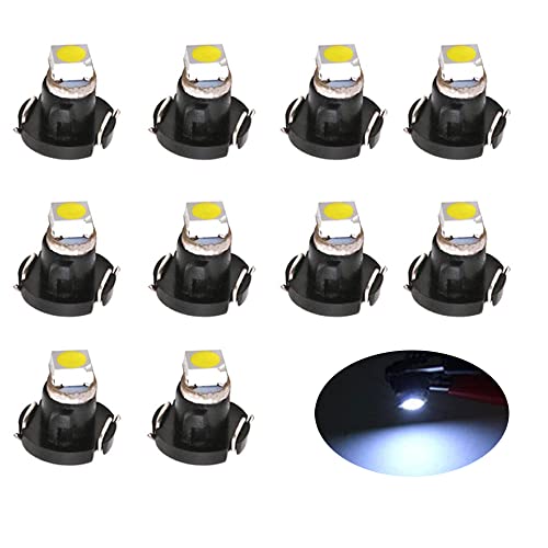 

T3 Car LED Light Dashboard Meter Panel Light/Air Conditioner 1SMD 1210 LED Chip белый