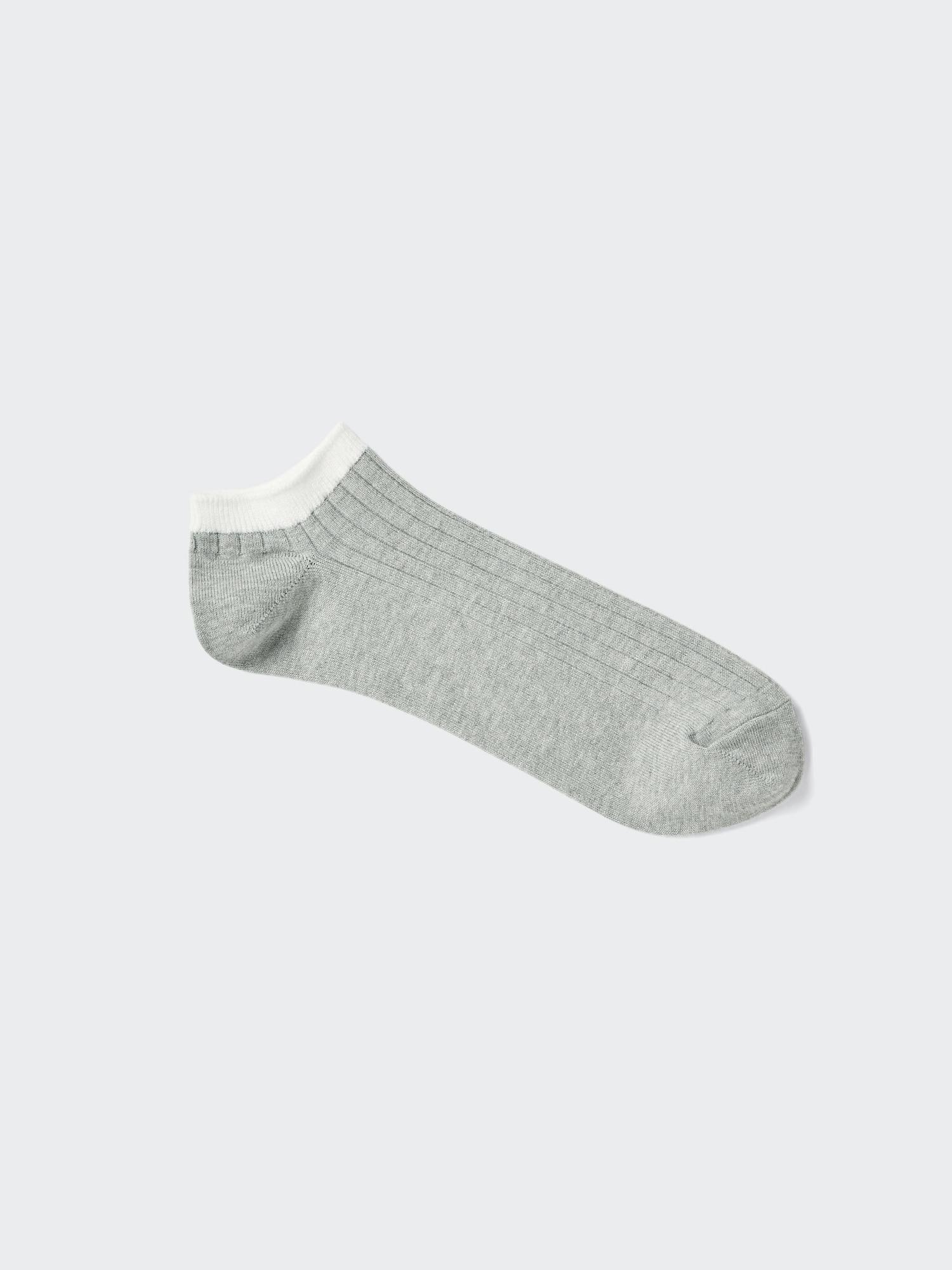 Uniqlo Short Socks Lip 03 GRAY/MEN 26cm