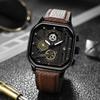 Niche High-End Square Men'S Watch Fashion Timer Business Watch Men'S Waterproof Quartz Watch