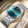 BINBOND Top Brand Luxury Men Quartz Watches Original Watch for Man Waterproof Luminous Date Week Stainless Steel Wristwatch Male