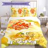 3pcs Custom Name Cookie Run Kingdom Bedding Set Duvet Cover Closure Includes 1 Duvet Cover & 2 Pillowcases for All Seasons Bedroom Decor