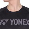 Košile s krátkým rukávem Suché černé tričko M [Yonex] (Přizpůsobit styl) (007)