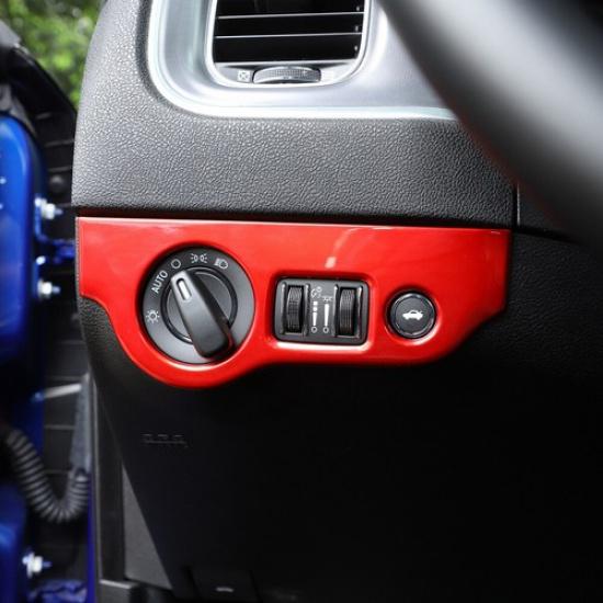 Car Headlight Switch Button Panel Trim Cover For Dodge Charger 10+/Challenger 15