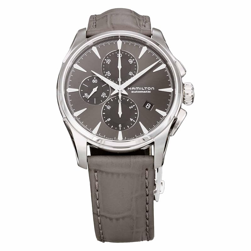 

[Hamilton] Watch Jazzmaster jazz master auto Chrono gray dial stainless steel sapphire glass automatic winding Automatic 42MM Switzerland brand clock