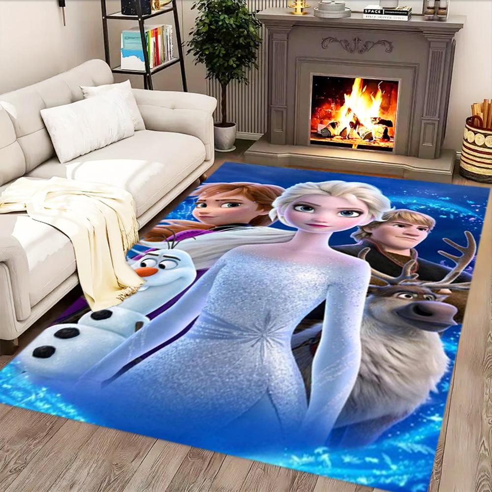 Frozen Adventure rug for Living Room, Bedroom, Study Room, Hallway Decoration, Perfect for Home Decoration or Holiday Gifts