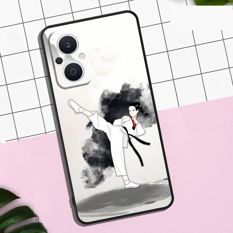 Kung Fu Taekwondo Karate Case For OPPO Reno 13 12 11 F 8T 7 8 10 Pro OPPO Find X8 Pro X6 Pro X3 X5 Lite Cover Coque