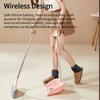 Cordless Ankle Massager with Heating Rechargeable Heated Ankle Brace Foot Heating Pad Wrap with Massage Intensity Adjustment