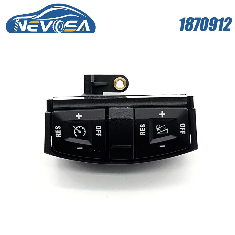 NEVOSA 1870912 For Scania R-Series Lower P G R T Series Auto Truck Panel Cruise Steering Wheel Audio Switch Hill Descent 1486287 1870912
