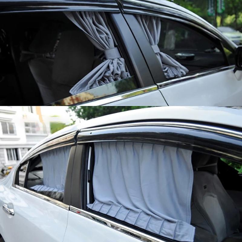 2 vnt. Automobilio Apsauga nuo UV spindulių Saulės užuolaidos Šoninio lango skydelis Tinklelio uždangalas Skydas
