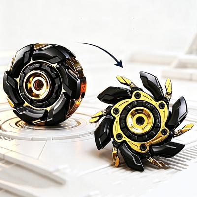 Edc Fidget Sliders Fidget Toys Stress Relief For Adults Magnetic Metal Fidgety Mood Buster Open Armor Spinning Top Fidget Toy