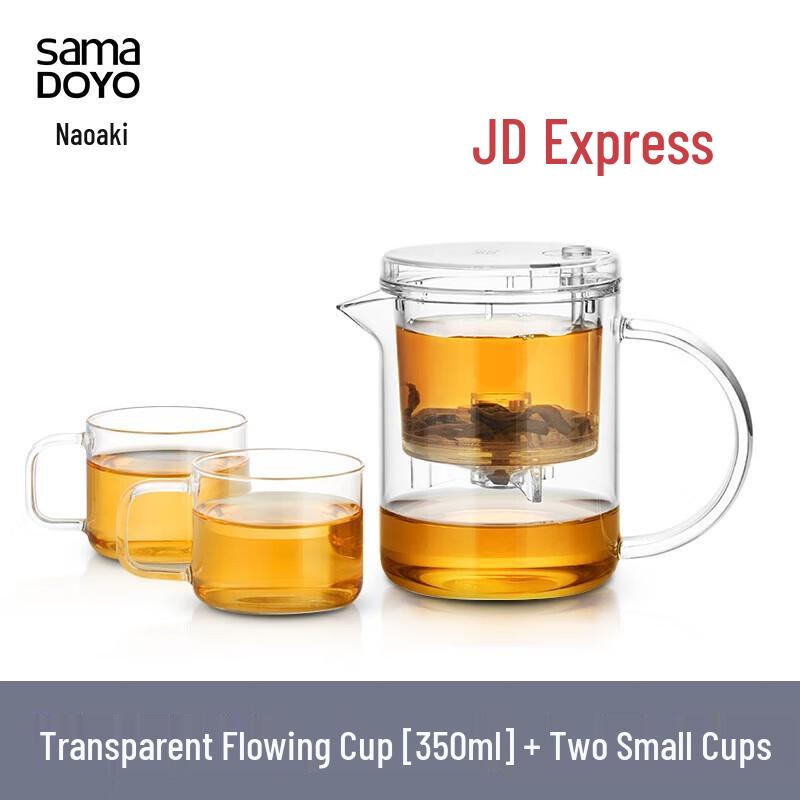 

Shangming E-21 Detachable Glass Tea Infuser Pot Set