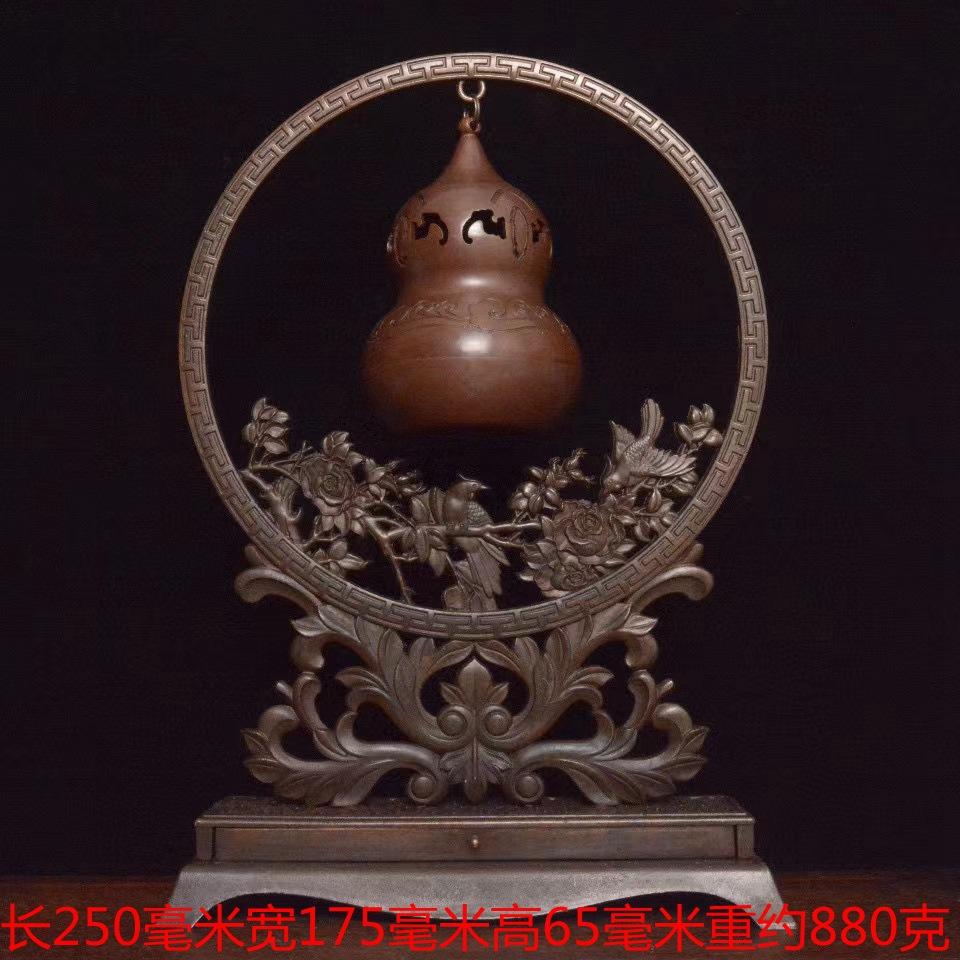 

Miscellaneous Items Imitation Antique Collection Magpie Climbing Plum Blossom Gourd Hanging Incense Burner Home Decorati