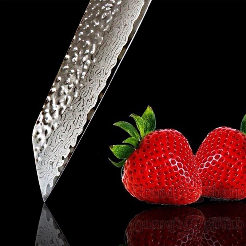8.5 Inch Damascus Chef Knife Japanese Damascus Stainless Vg10 Steel Kitchen Kiritsuke Knife Cooking