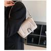 2025 High-End Diamond Pattern Underarm Bag: Zhao Lusi Style Niche Shoulder Handbag with Flower Roll Design
