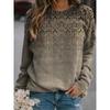 PEYWOW Women's Fashion Casual O-Neck Long Sleeve  Autumn Winter Hoodie