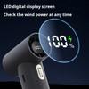 Portable Handheld Turbo Fan 100 Wind Speeds Adjustable Personal Hand Fan Rechargeable Mini Air Conditioner Camping Electric Fan