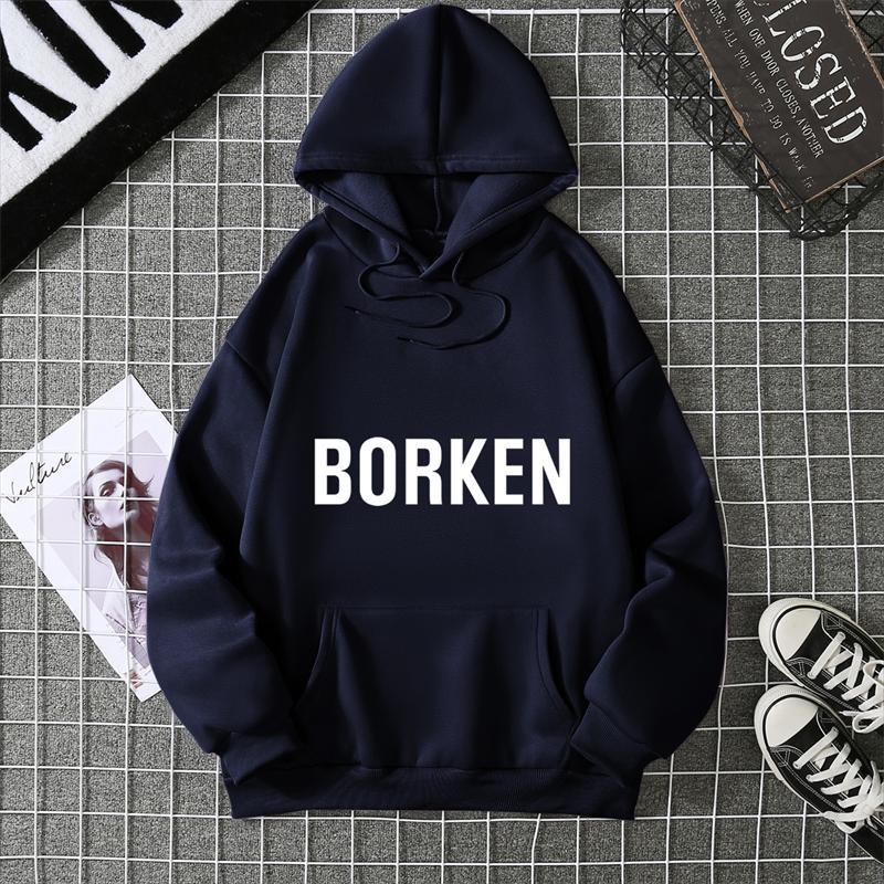 Ladies Long Sleeve Hooded Sweatshirt Featuring Printed Retro Hiphop Style for Sports and Casual Wear Across Seasons