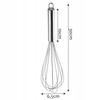 KADAX Fouet Batteur Pour Oeufs Mousse Fouet Cuisine Fouet Acier 30cm