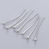 Color 100Pcs/Lot Accessories DIY 20 25 30mm Beads Head Pins Jewelry Findings Earring Making T-pins