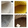 Cats Ear Knitted Hat Tassels Letter Decration Hat Foldable Fuzzy Winter Hat for Youthful Stylish Look